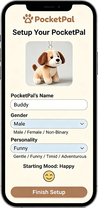Customize PocketPal app screen
